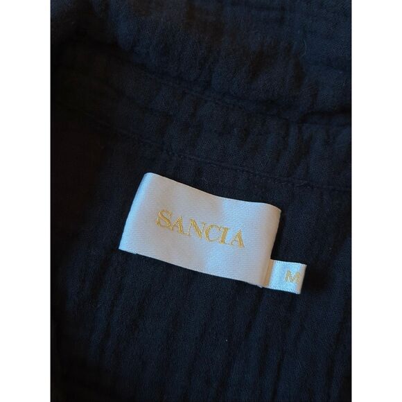 Anthropologie SANCIA Jumpsuit KARITAS BOILERSUIT Black size Medium - Picture 5 of 11